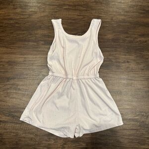 Young Hearts Girls Pink Romper Size 6